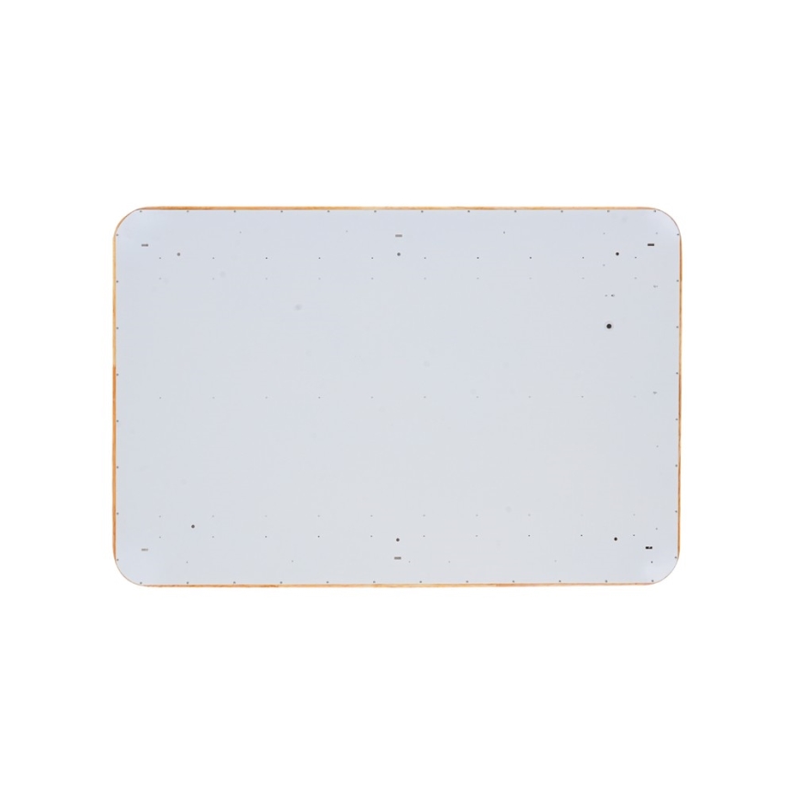 Brilagi - LED Stmívatelné stropní svítidlo MOLINA SQUARE LED/128W/230V 3000-6000K dub 90x60 cm + dálkové ovládání