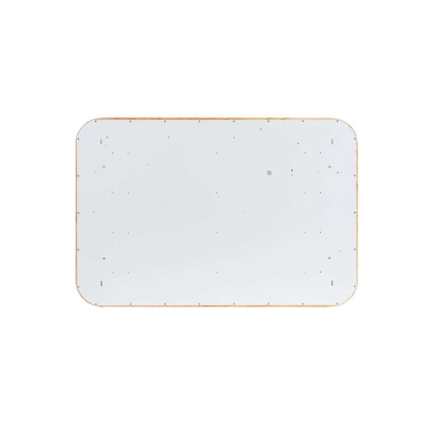 Brilagi - LED Stmívatelné stropní svítidlo MOLINA SQUARE LED/54W/230V 3000-6000K dub 60x40 cm + dálkové ovládání