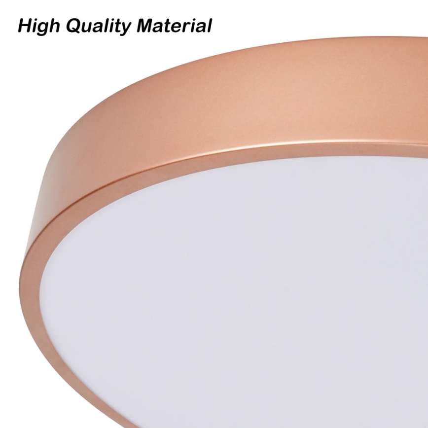 Brilagi - LED Stmívatelné stropní svítidlo POOL SMART LED/100W/230V 3000-6000K pr. 80 cm Wi-Fi Tuya bronzová + dálkové ovládání