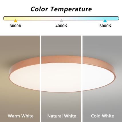 BRILAGI - LED Stmívatelné stropní svítidlo POOL SMART LED/180W/230V 3000-6000K 120 cm bronzová Wi-Fi Tuya + dálkové ovládání