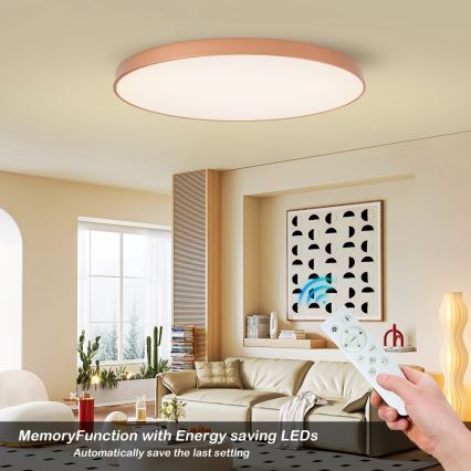 BRILAGI - LED Stmívatelné stropní svítidlo POOL SMART LED/180W/230V 3000-6000K 120 cm bronzová Wi-Fi Tuya + dálkové ovládání