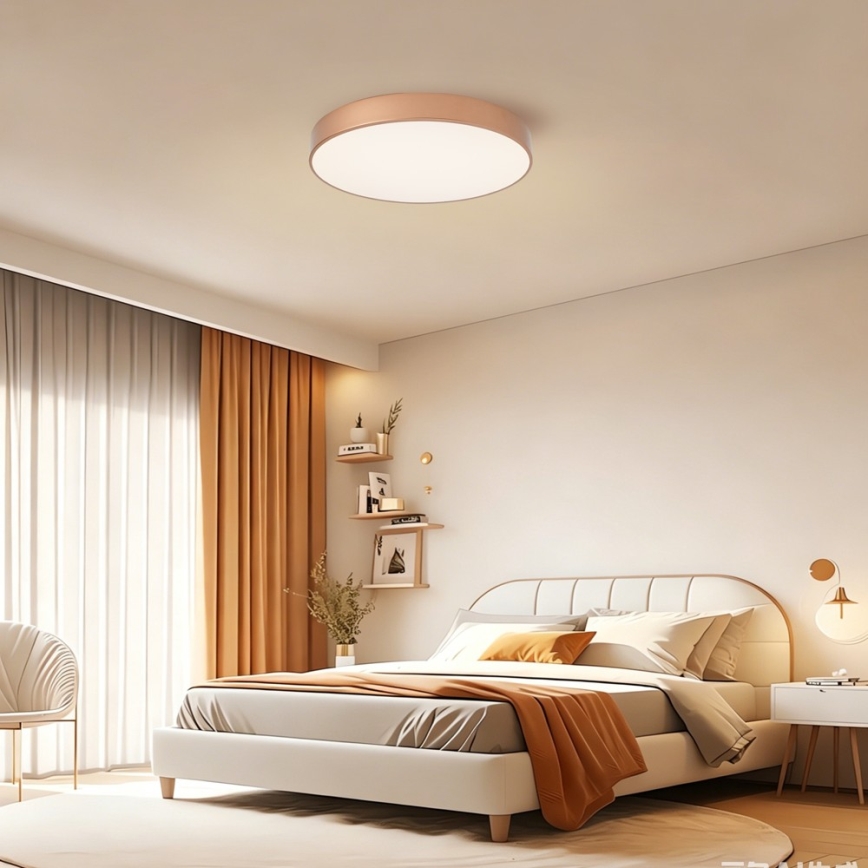 Brilagi - LED Stmívatelné stropní svítidlo POOL SMART LED/60W/230V 3000-6000K pr. 50 cm Wi-Fi Tuya bronzová + dálkové ovládání