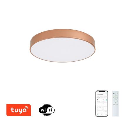 Brilagi - LED Stmívatelné stropní svítidlo POOL SMART LED/60W/230V 3000-6000K pr. 50 cm Wi-Fi Tuya bronzová + dálkové ovládání