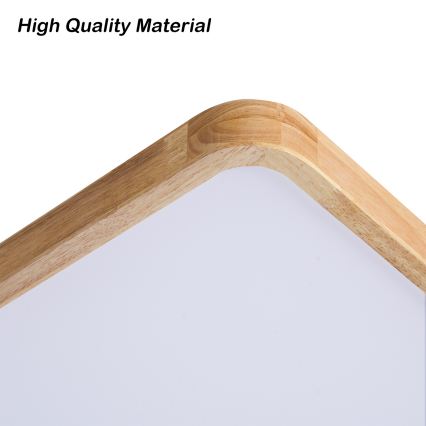 Brilagi - LED Stmívatelné stropní svítidlo WOODLINE SQUARE LED/180W/230V 3000-6000K dub 100x100 cm + dálkové ovládání