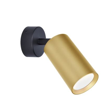 Brilagi - LED RGBW Stmívatelné bodové svítidlo SELE GOLDEN 1xGU10/4,8W/230V 3000K černá/zlatá + dálkové ovládání