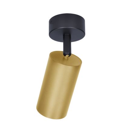 Brilagi - LED RGBW Stmívatelné bodové svítidlo SELE GOLDEN 1xGU10/4,8W/230V 3000K černá/zlatá + dálkové ovládání