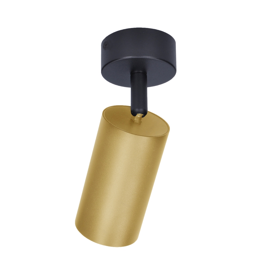 Brilagi - LED RGBW Stmívatelné bodové svítidlo SELE GOLDEN 1xGU10/4,8W/230V 3000K černá/zlatá + dálkové ovládání