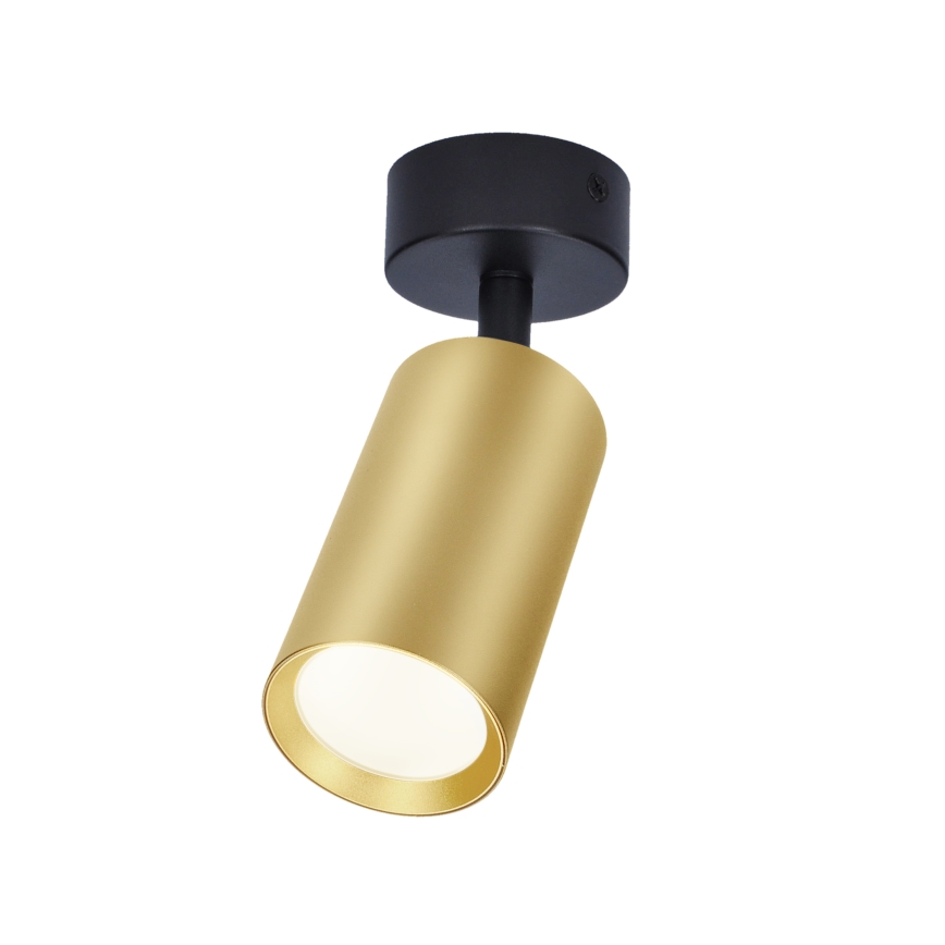 Brilagi - LED RGBW Stmívatelné bodové svítidlo SELE GOLDEN 1xGU10/4,8W/230V 3000K černá/zlatá + dálkové ovládání