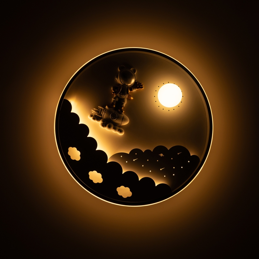 Brilagi - LED Stmívatelné dětské stropní svítidlo ASTRO LED/68W/230V 3000-6000K pr. 49 cm + dálkové ovládání