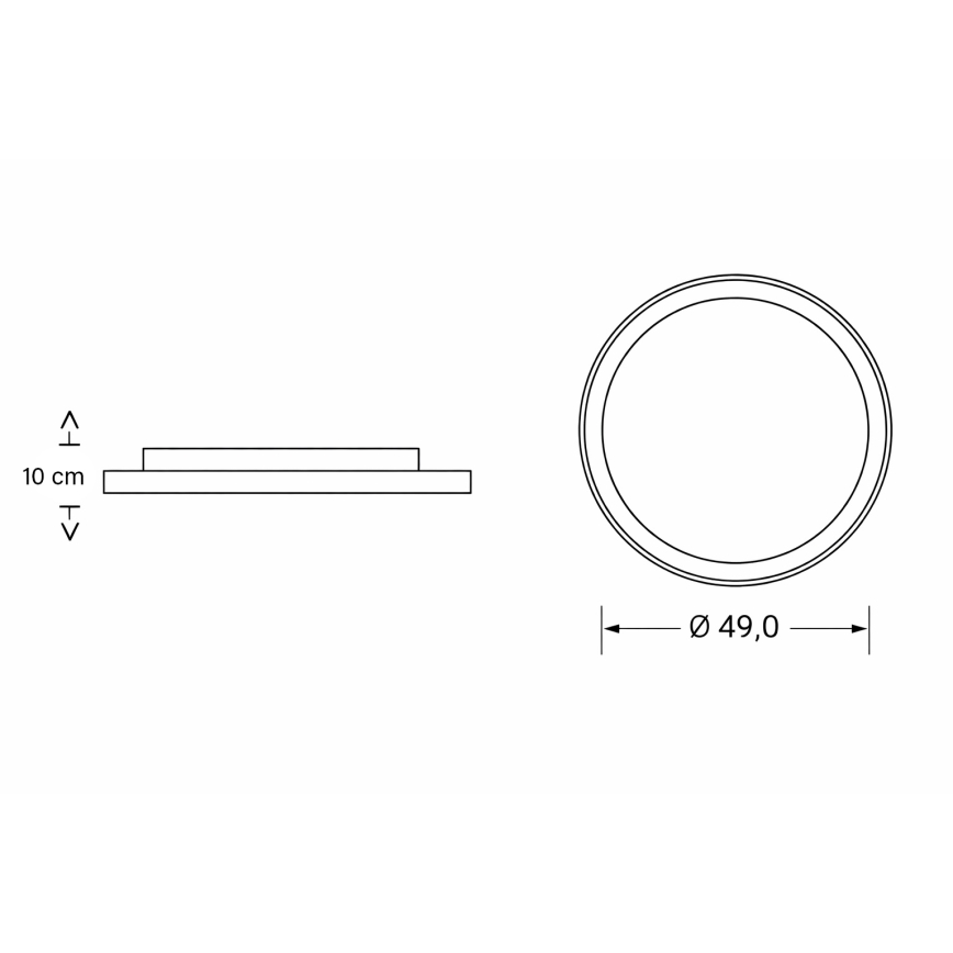 Brilagi - LED Stmívatelné dětské stropní svítidlo ASTRO LED/68W/230V 3000-6000K pr. 49 cm + dálkové ovládání
