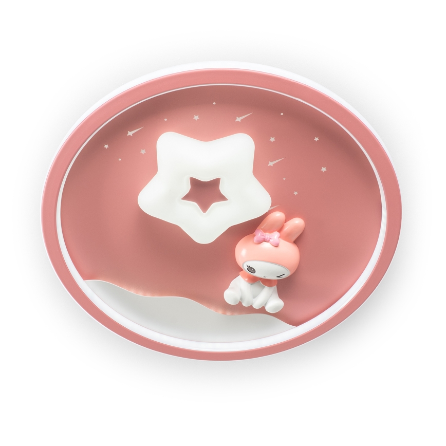 Brilagi - LED Stmívatelné dětské stropní svítidlo BUNNY LED/83W/230V 3000-6000K pr. 49 cm + dálkové ovládání