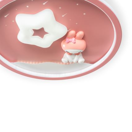 Brilagi - LED Stmívatelné dětské stropní svítidlo BUNNY LED/83W/230V 3000-6000K pr. 49 cm + dálkové ovládání