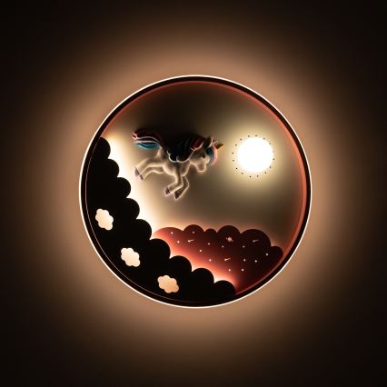 Brilagi - LED Stmívatelné dětské stropní svítidlo UNICORN LED/68W/230V 3000-6000K pr. 49 cm + dálkové ovládání