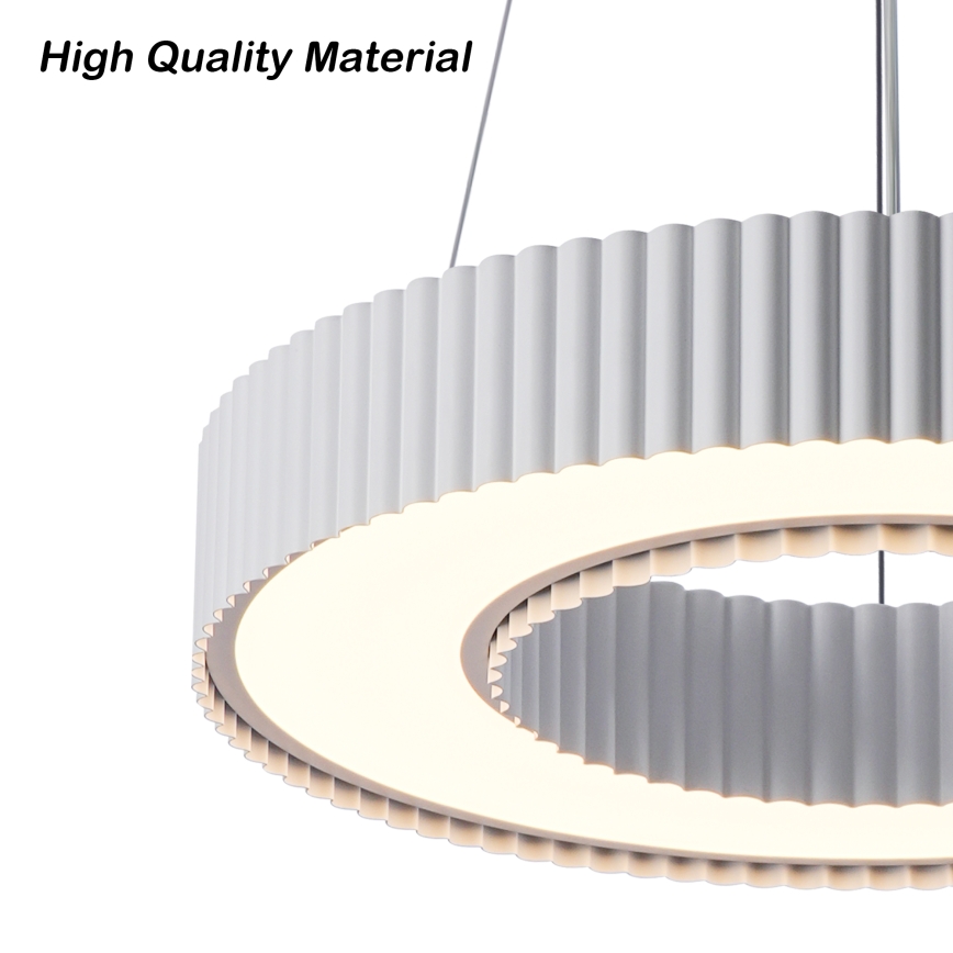 Brilagi - LED Stmívatelný lustr na lanku LUMIX LED/48W/230V 3000-6000K bílá pr. 50 cm + dálkové ovládání