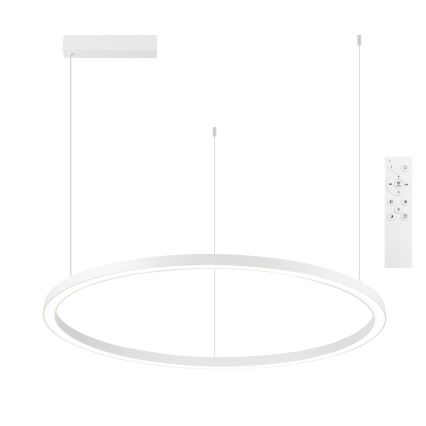 Brilagi - LED Stmívatelný lustr na lanku PORTOFINO LED/60W/230V 3000-6000K pr. 80 cm bílá + dálkové ovládání