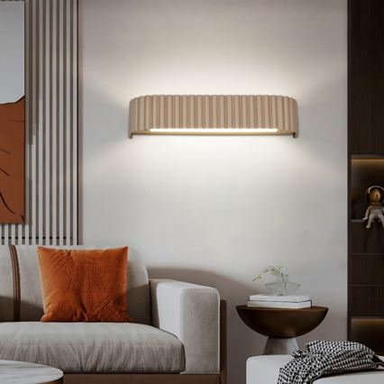 BRILAGI - LED Stmívatelné nástěnné svítidlo FALCON MODERN LED/14W/230V 3000-6000K 40 cm béžová + dálkové ovládání