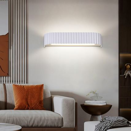 Brilagi - LED Stmívatelné nástěnné svítidlo FALCON MODERN LED/14W/230V 3000-6000K 40 cm bílá + dálkové ovládání