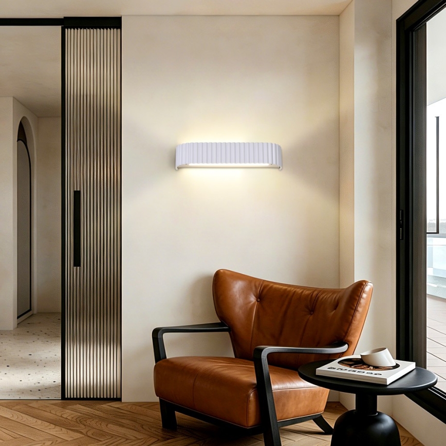 Brilagi - LED Stmívatelné nástěnné svítidlo FALCON MODERN LED/14W/230V 3000-6000K 40 cm bílá + dálkové ovládání