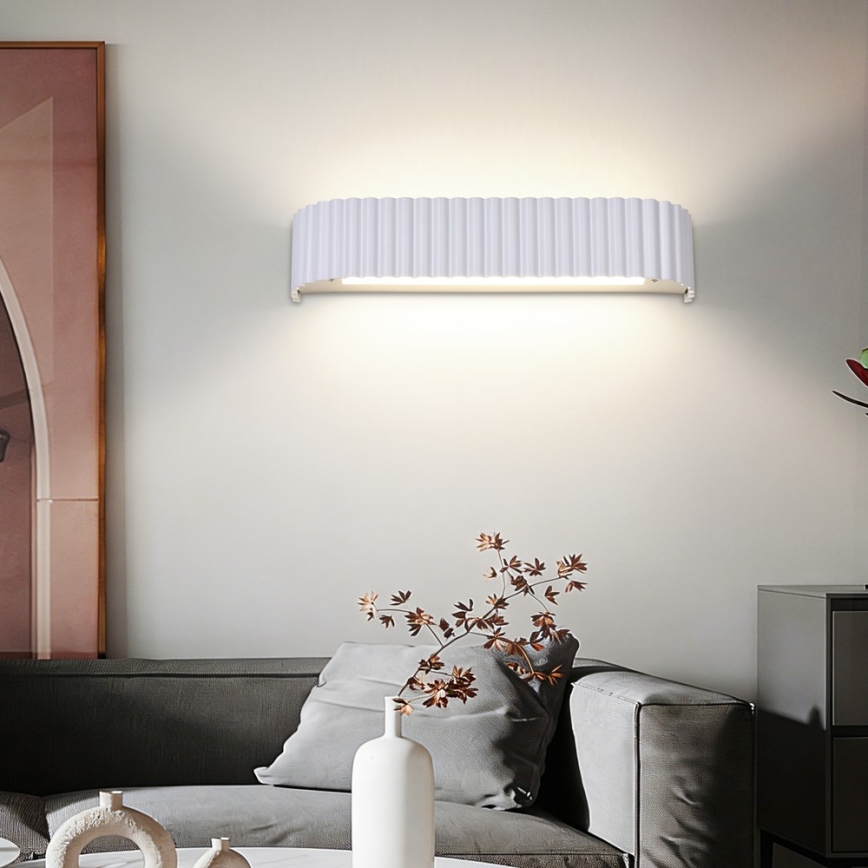 Brilagi - LED Stmívatelné nástěnné svítidlo FALCON MODERN LED/14W/230V 3000-6000K 40 cm bílá + dálkové ovládání