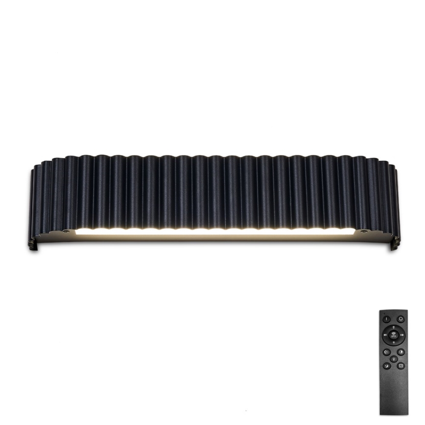 Brilagi - LED Stmívatelné nástěnné svítidlo FALCON MODERN LED/14W/230V 3000-6000K 40 cm černá + dálkové ovládání