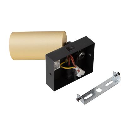 Brilagi - LED RGBW Stmívatelné nástěnné bodové svítidlo SELE 1xGU10/4,8W/230V 3000K černá/zlatá + dálkové ovládání