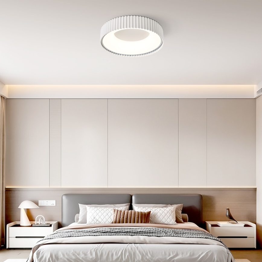 Brilagi - LED Stmívat. stropní svítidlo FALCON MODERN LED/30W/230V 3000-6000K 40 cm bílá + dálkové ovládání