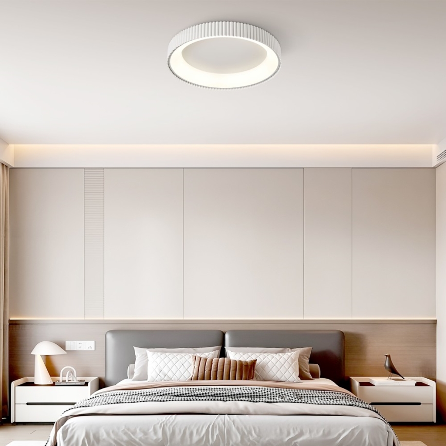 Brilagi - LED Stmívatelné stropní svítidlo FALCON MODERN LED/54W/230V 3000-6000K 60 cm bílá + dálkové ovládání