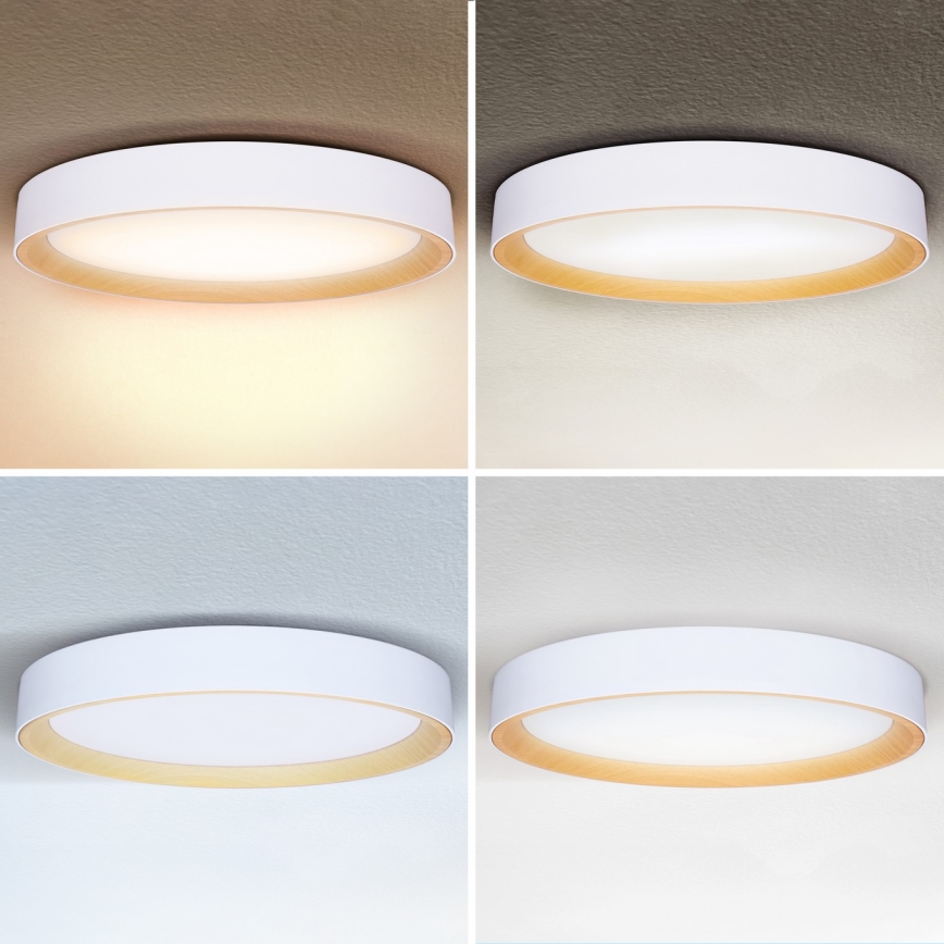 Brilagi - LED Stmívatelné stropní svítidlo LARIOS LED/72W/230V bílá pr. 59 cm + dálkové ovládání