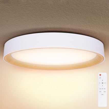 Brilagi - LED Stmívatelné stropní svítidlo LARIOS LED/72W/230V bílá pr. 59 cm + dálkové ovládání