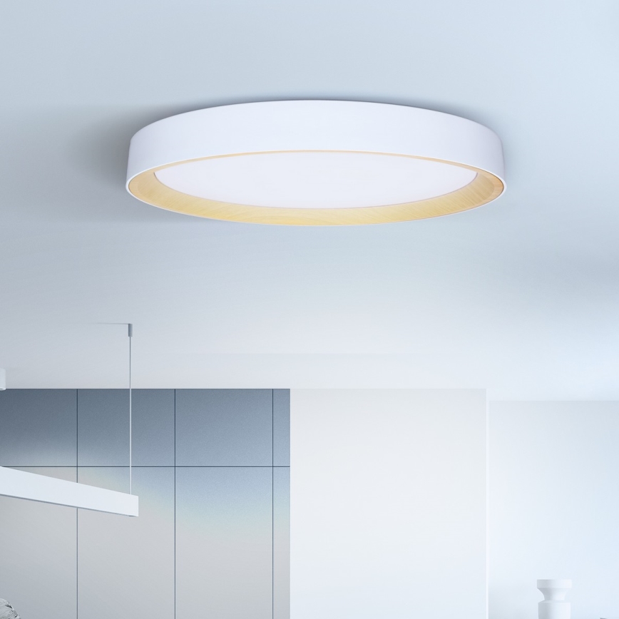 Brilagi - LED Stmívatelné stropní svítidlo LARIOS LED/72W/230V bílá pr. 59 cm + dálkové ovládání