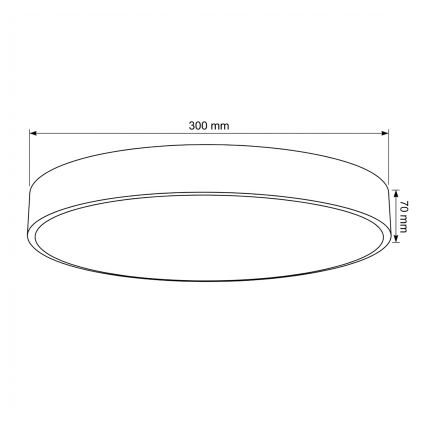 Brilagi - LED Stmívatelné stropní svítidlo POOL LED/36W/230V 3000-6000K pr. 30 cm béžová + dálkové ovládání
