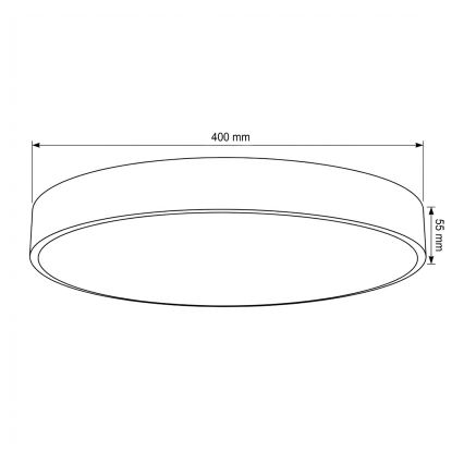 Brilagi - LED Stmívatelné stropní svítidlo POOL LED/50W/230V 3000-6000K pr. 40 cm béžová + dálkové ovládání