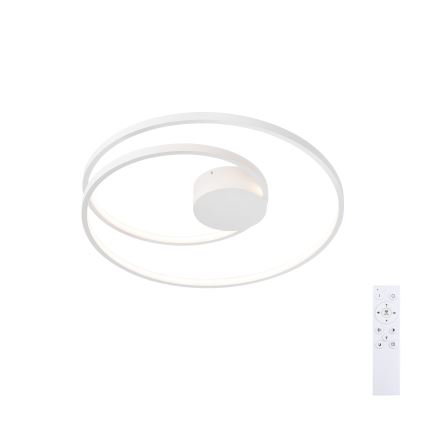 Brilagi - LED Stmívatelné stropní svítidlo TWISTER LED/48W/230V 3000-6000K pr. 50 cm bílá + dálkové ovládání