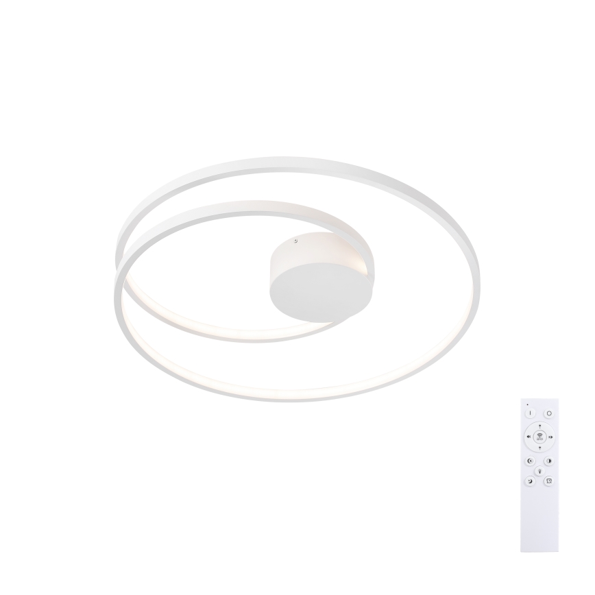 Brilagi - LED Stmívatelné stropní svítidlo TWISTER LED/48W/230V 3000-6000K pr. 50 cm bílá + dálkové ovládání