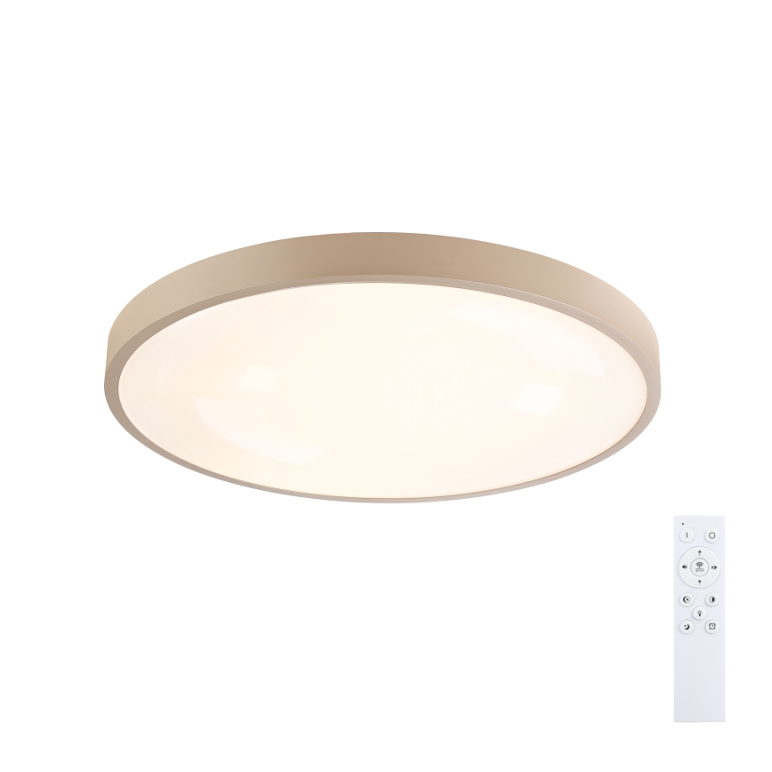 Brilagi - LED Stmívatelné stropní svítidlo GLASS POOL DOUBLE LED/60W/230V 3000-6000K 50 cm béžová + dálkové ovládání