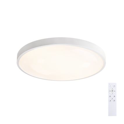 Brilagi - LED Stmívatelné stropní svítidlo GLASS POOL DOUBLE LED/60W/230V 3000-6000K 50 cm bílá + dálkové ovládání