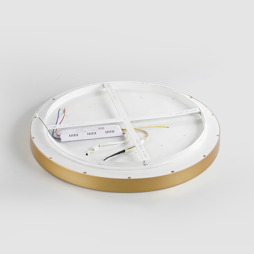 Brilagi - LED Stmívatelné stropní svítidlo GLASS POOL DOUBLE LED/60W/230V 3000-6000K pr. 50 cm zlatá + dálkové ovládání