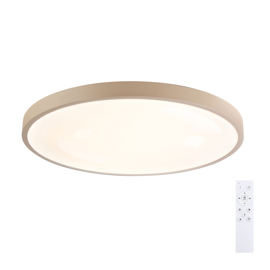 Brilagi - LED Stmívatelné stropní svítidlo GLASS POOL DOUBLE LED/80W/230V 3000-6000K 60 cm béžová + dálkové ovládání