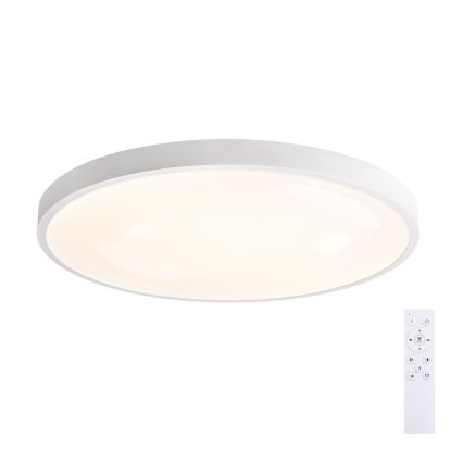Brilagi - LED Stmívatelné stropní svítidlo GLASS POOL DOUBLE LED/80W/230V 3000-6000K pr. 60 cm bílá + dálkové ovládání