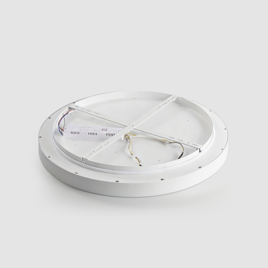 Brilagi - LED Stmívatelné stropní svítidlo GLASS POOL DOUBLE LED/80W/230V 3000-6000K pr. 60 cm bílá + dálkové ovládání