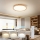 Brilagi - LED Stmívatatelné stropní svítidlo WOODROUND LED/30W/230V 3000-6000K pr. 40 cm dřevo CRI 90 + dálkové ovládání