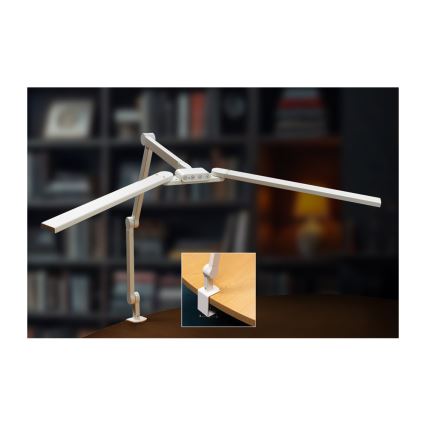 Brilagi - LED Stmívatelná dotyková flexibilní stolní lampa VARIO LED/24W/230V 3000-6500K CRI 92 bílá