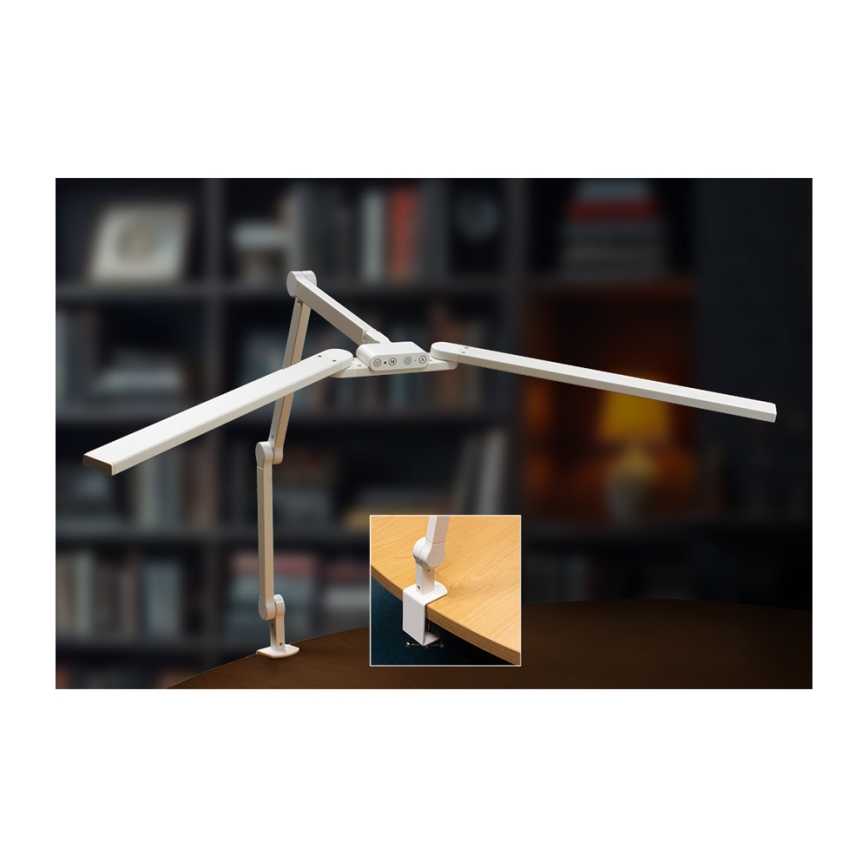 Brilagi - LED Stmívatelná dotyková flexibilní stolní lampa VARIO LED/24W/230V 3000-6500K CRI 92 bílá