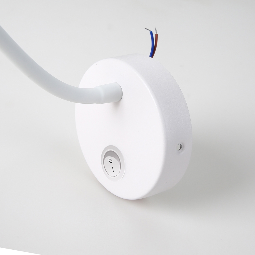 Brilagi - LED Stmívatelná flexibilní nástěnná lampa MAYA 1xG9/4W/230V bílá/zlatá 2700-6500K Wi-Fi Tuya