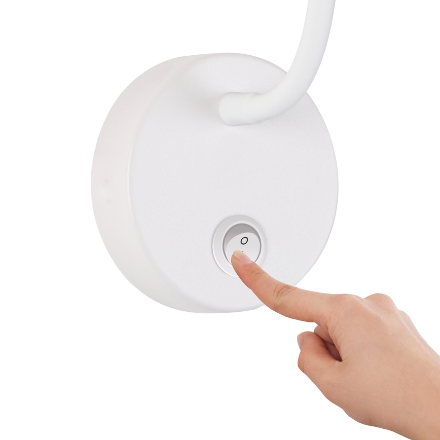Brilagi - LED Stmívatelná flexibilní nástěnná lampa MAYA 1xG9/4W/230V bílá/zlatá 2700-6500K Wi-Fi Tuya