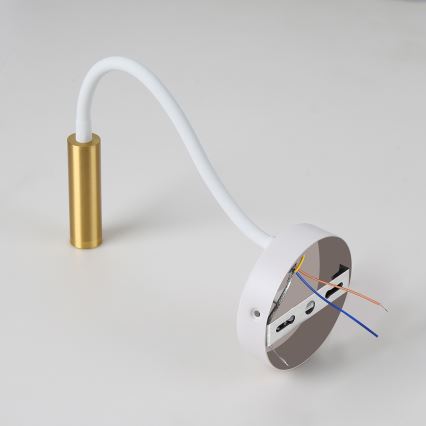Brilagi - LED Stmívatelná flexibilní nástěnná lampa MAYA 1xG9/4W/230V bílá/zlatá 2700-6500K Wi-Fi Tuya