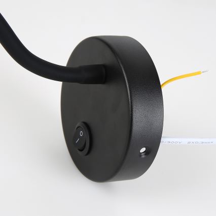 Brilagi - LED Stmívatelná flexibilní nástěnná lampa MAYA 1xG9/4W/230V černá 2700-6500K Wi-Fi Tuya