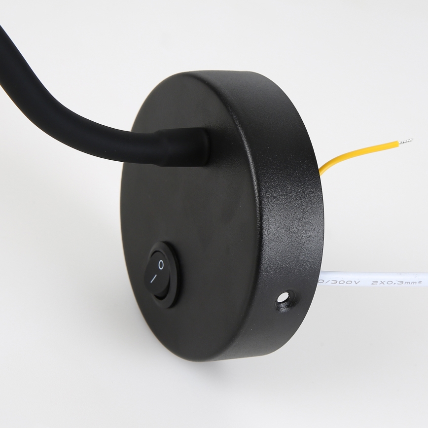 Brilagi - LED Stmívatelná flexibilní nástěnná lampa MAYA 1xG9/4W/230V černá 2700-6500K Wi-Fi Tuya