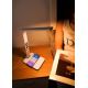 Brilagi - LED Stmívatelná stolní lampa s bezdrátovým nabíjením QI a USB REGINA LED/8,5W/230V bílá