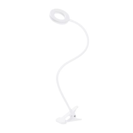 Brilagi - LED Stmívatelná lampa s klipem ORBELA LED/8W/5V 3000/4000/5000K bílá